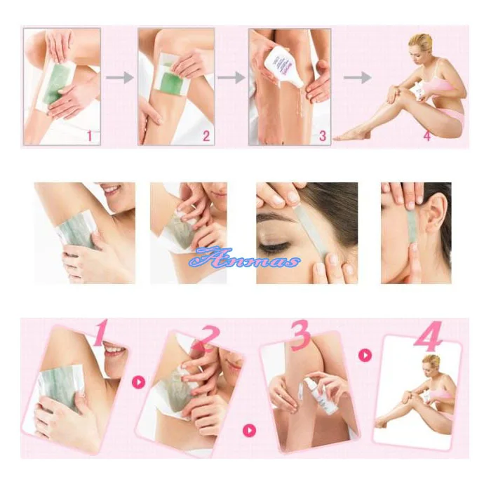 Полоски для удаления волос с помощью холодного воска 20 пар (двусторонние) |