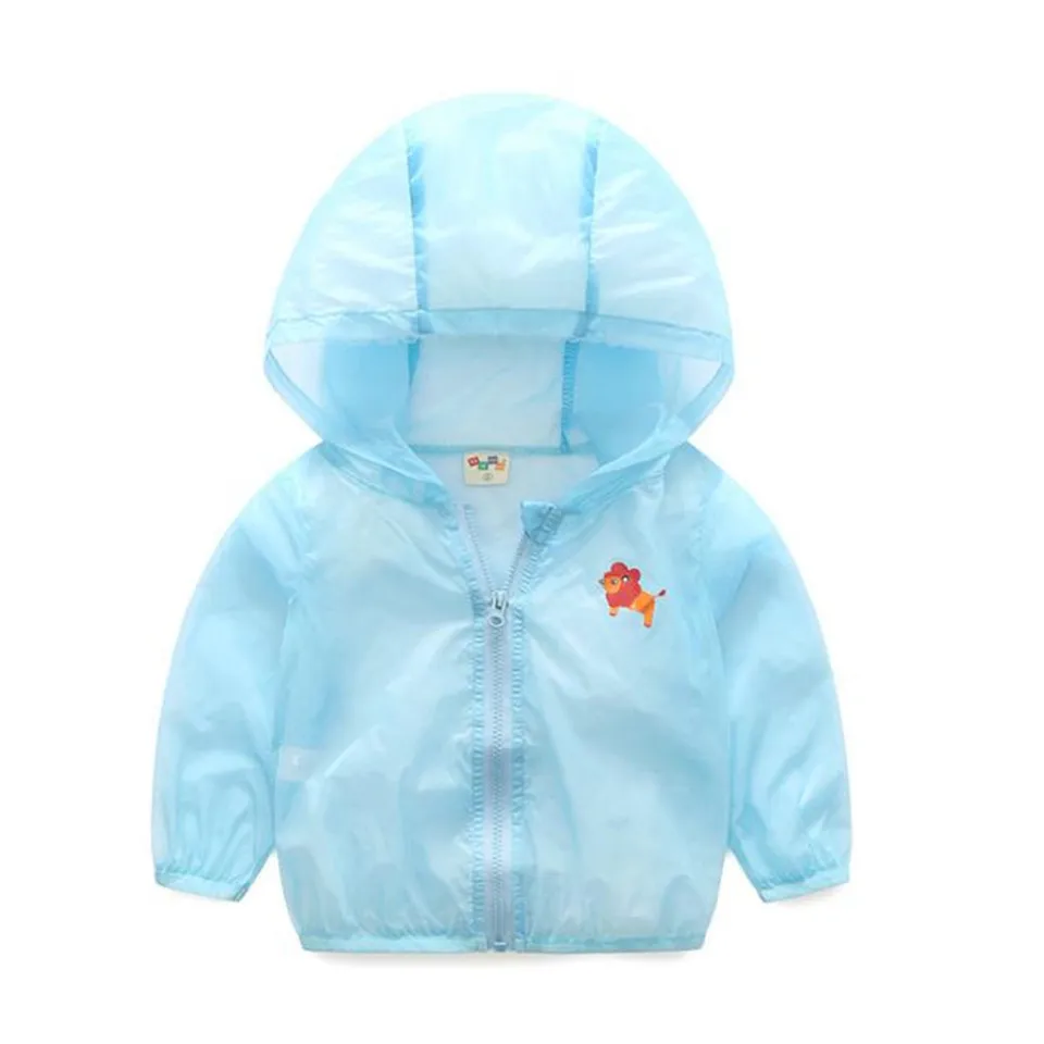 Летние уличные куртки для девочек и мальчиков однотонная одежда детская верхняя