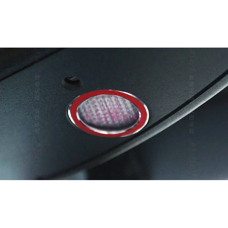 For Mercedes Benz A B C E Class CLA GLA GLK ML GL GLC Rearview Mirror Light Panel Ring Sticker Car Styling Accessories | Автомобили и