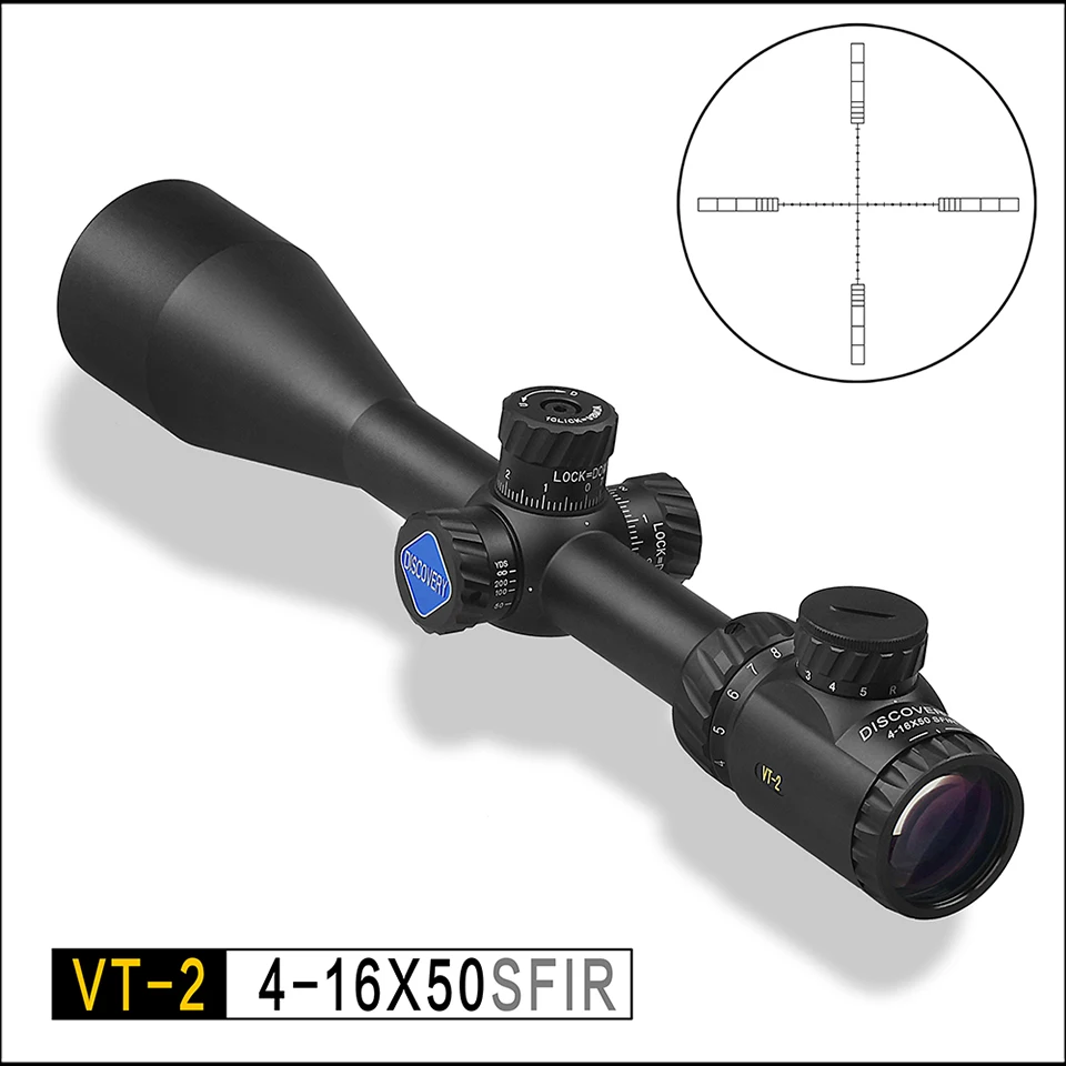 Обнаружение VT-2 4-16x50 SFIR сетка боковая фокусировка для целевой стрельбы охотничий прицел с светящаяся сетка охотничий оптический
