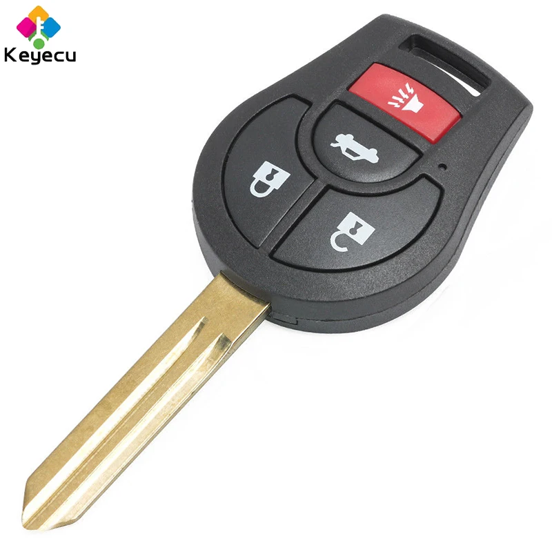 KEYECU сменный дистанционный ключ-3 + 1/4 Btns и 315MHz/ 433MHz ID46 чип-FOB для Nissan Sunny... FCC ID: CWTWB1U751