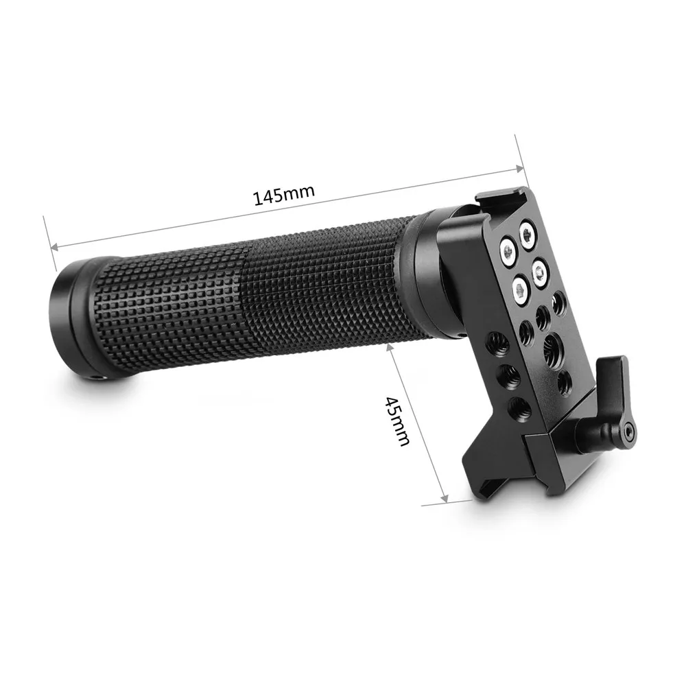 SmallRig Nato ручка Сырная ручка с холодной обувью 3/" и 1/4" резьбовое отверстие для DSLR камеры клетка ручка Grip-2005