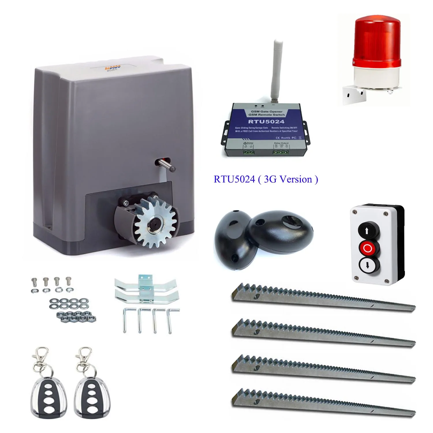 Kit 11 AC220V водонепроницаемый 800 кг автоматический Электрический раздвижные ворота открывалка мотор операторы драйвер наборы с 4 м металлические стеллажи для домашней безопасности - Цвет: Kit 11