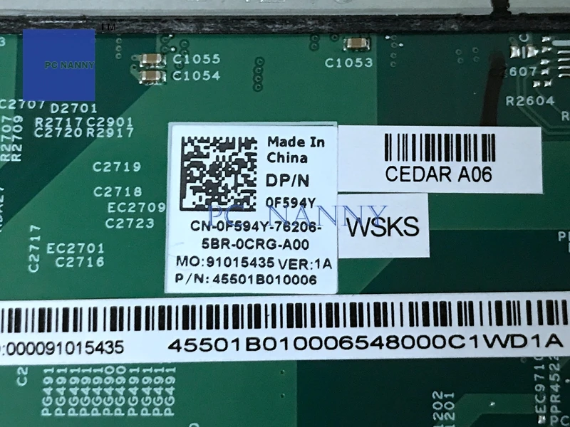 Материнская плата PCNANNY F594Y 0F594Y 13283-1 для Dell INSPIRON 3542 A4-6210 &quotкласс А&quot материнская