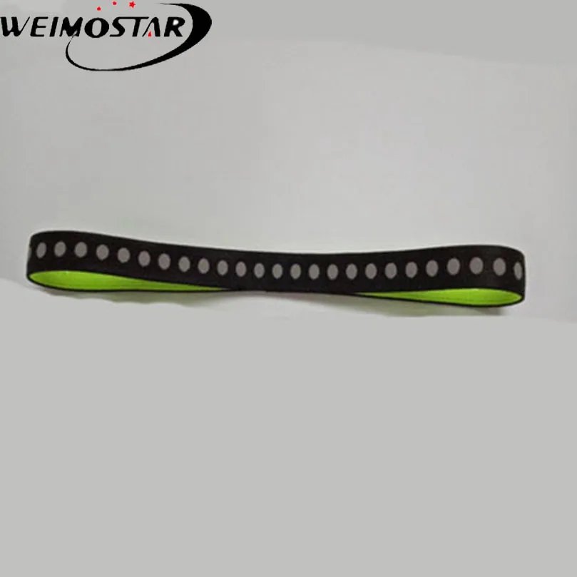 Люминесцентный 1 шт. спортивная повязка Светоотражающие эластичные Йога на