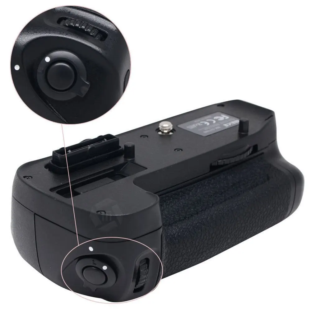 Вертикальный держатель для батарей Meike DR7100 упаковки вручную с пультом