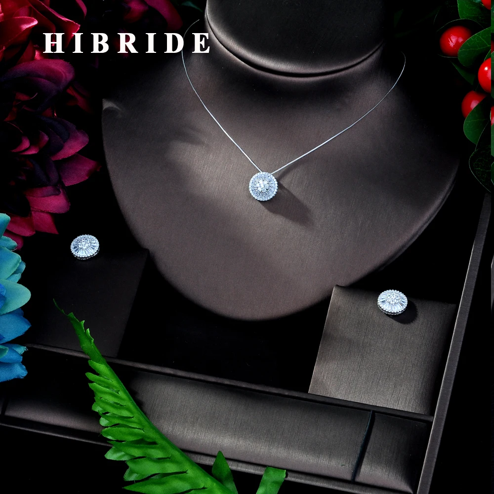 HIBRIDE Роскошные эксклюзивные круглые роскошные женские свадебные серьги Naija
