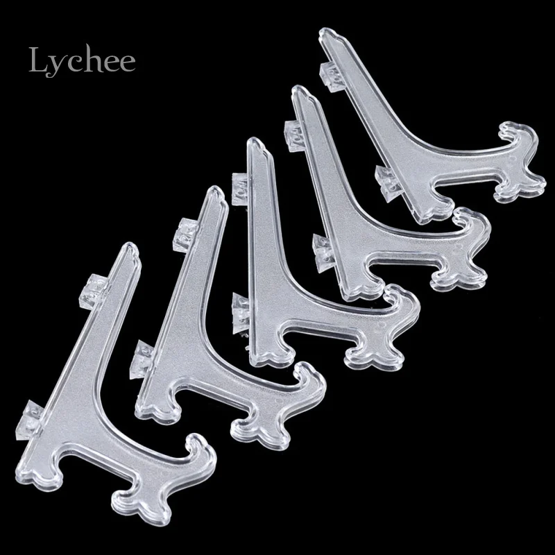 Lychee 5 шт./набор пластиковая рамка для фотографий держатель дисплея подставка фото