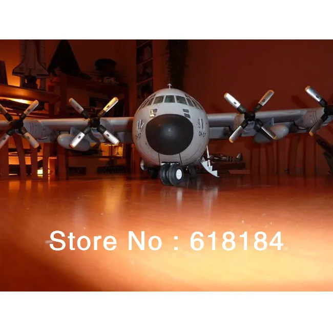 Бумага модель airplaner игрушки A3 бумага 123 см размах крыльев 1:33 сша C 130 геркулес