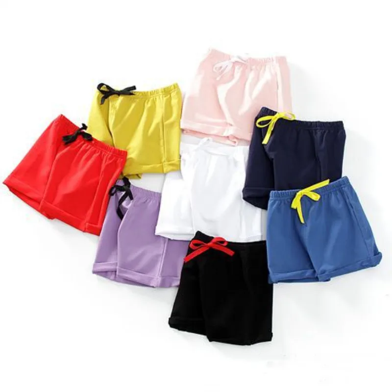 Детские летние шорты хлопковые для мальчиков и девочек брендовые трусики