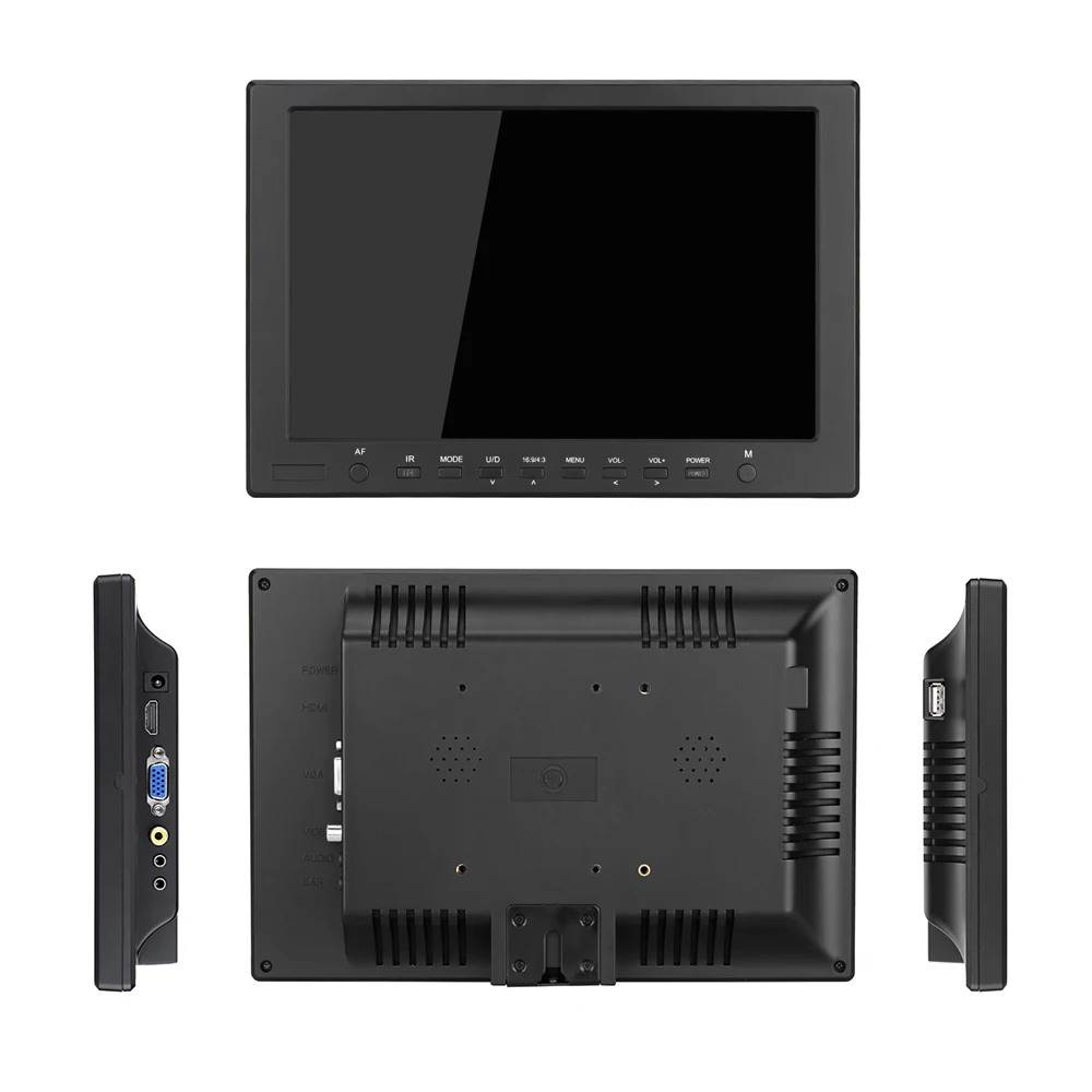 M1010 tft lcd 10.1 &quot 1280 * 800 ультра hd монитор IPS Assit сосредоточиться на камера с жк hdmi VGA
