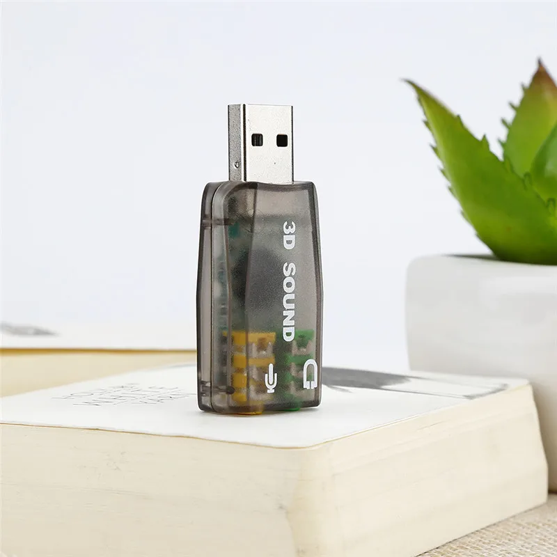 Внешняя звуковая карта Centechia 7 1 USB 3D адаптер для ПК настольного компьютера