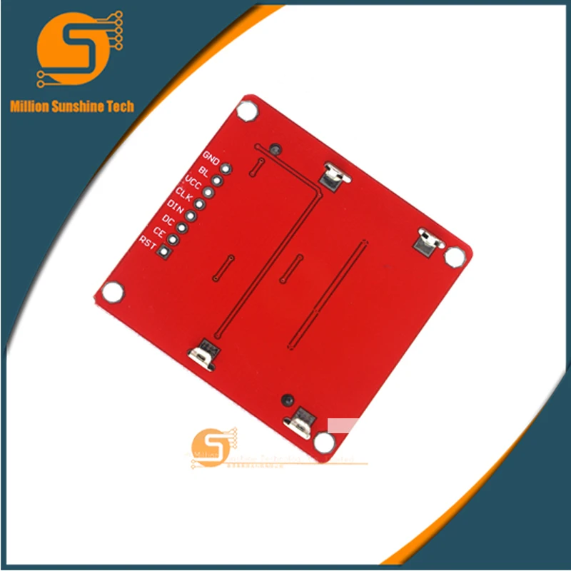 Умная электроника ЖК-модуль Дисплей Монитор белая подсветка адаптер PCB 84*48 84x84 Nokia 5110 экран для Arduino