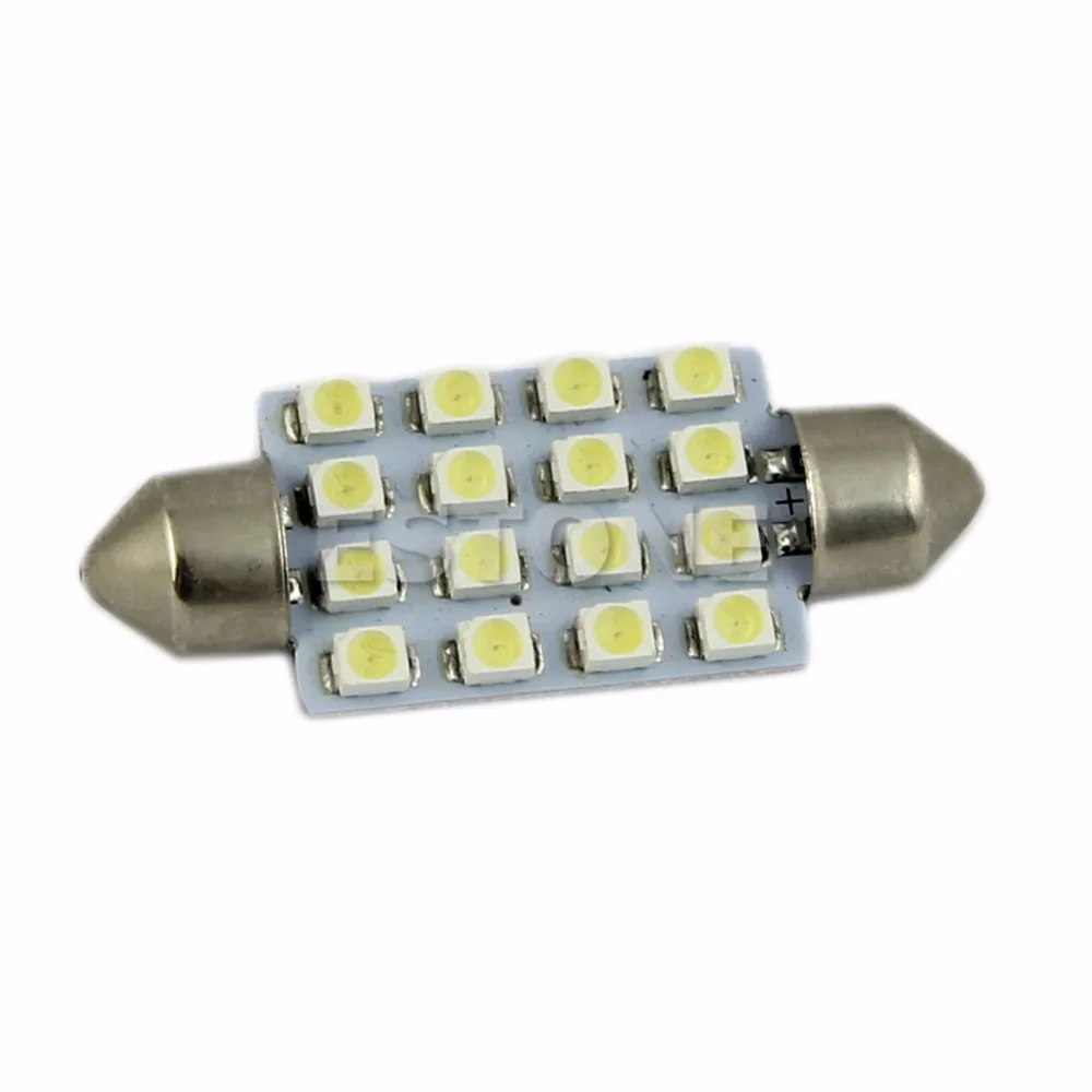 Высококачественный белый 41 мм 16 светодиодный 3528 SMD автомобильный внутренний