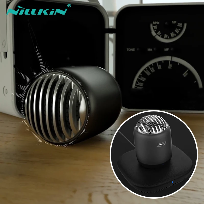 Мини беспроводной Bluetooth динамик NILLKIN BT 4,0 динамик HiFi портативный бас Bluetooth сфотографировать видео подходит с беспроводным зарядным устройством