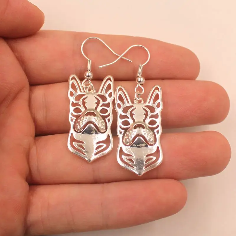 Комплект из колье и серёг с подвеской в виде собаки | Украшения аксессуары