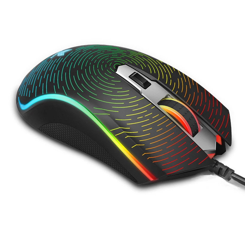 Игровая мышь Rapoo V25S 5300FPS 7000DPI встроенная память СВЕТОДИОДНЫЙ многоцветный