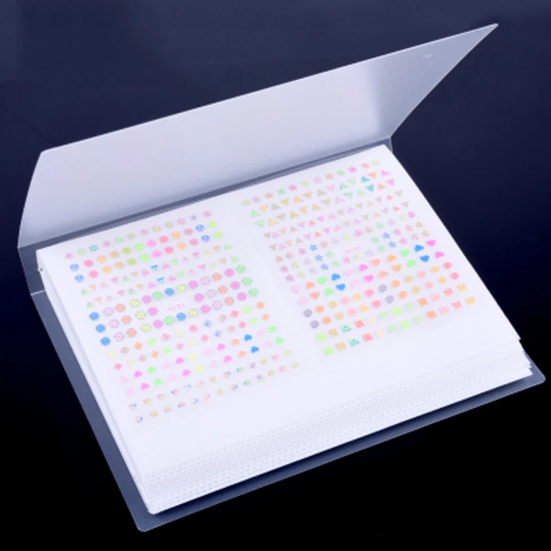 Горячая продажа 3D наклейка на ногти водная сбор альбомов наклейки для ногтей