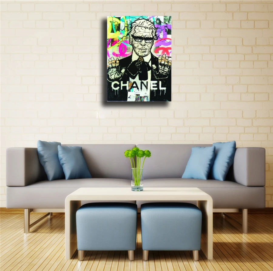 Alec Monopolys Lagerfeld HD Wall Art Холст с печатью постера декоративная живопись для офиса гостиной домашний декор