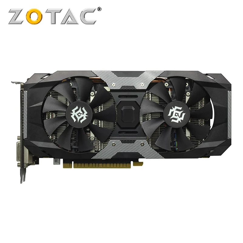 ZOTAC GTX 1050Ti-4GD5 X-Gaming OC Video Card GPU GTX1050 Ti 4GB OC Graphics Cards for nVIDIA GTX1050Ti Overclock Screen Used