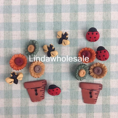 

DIY fabric handmade sewing buttons,Love buttons #1226-1
