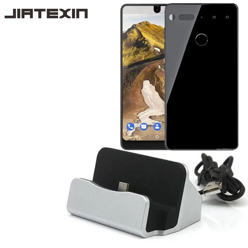 JIATEXIN Desktop Data Sync Type-C USB Cable Dock Charger Station For Essential PH-1 USB-C Charging Adapter | Мобильные телефоны и