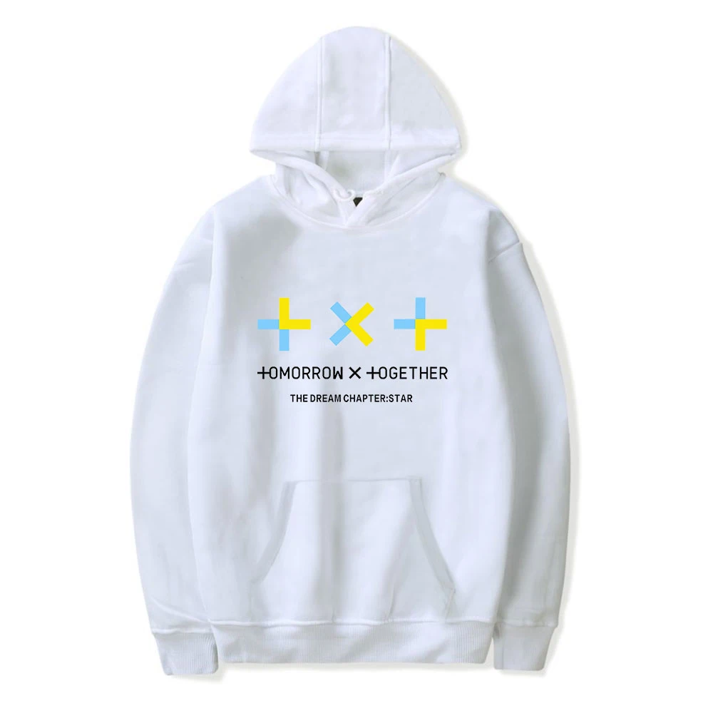 Горячая Толстовка TXT для мужчин's толстовки женщин Swearshirt Певица Мода Kpop хлопок
