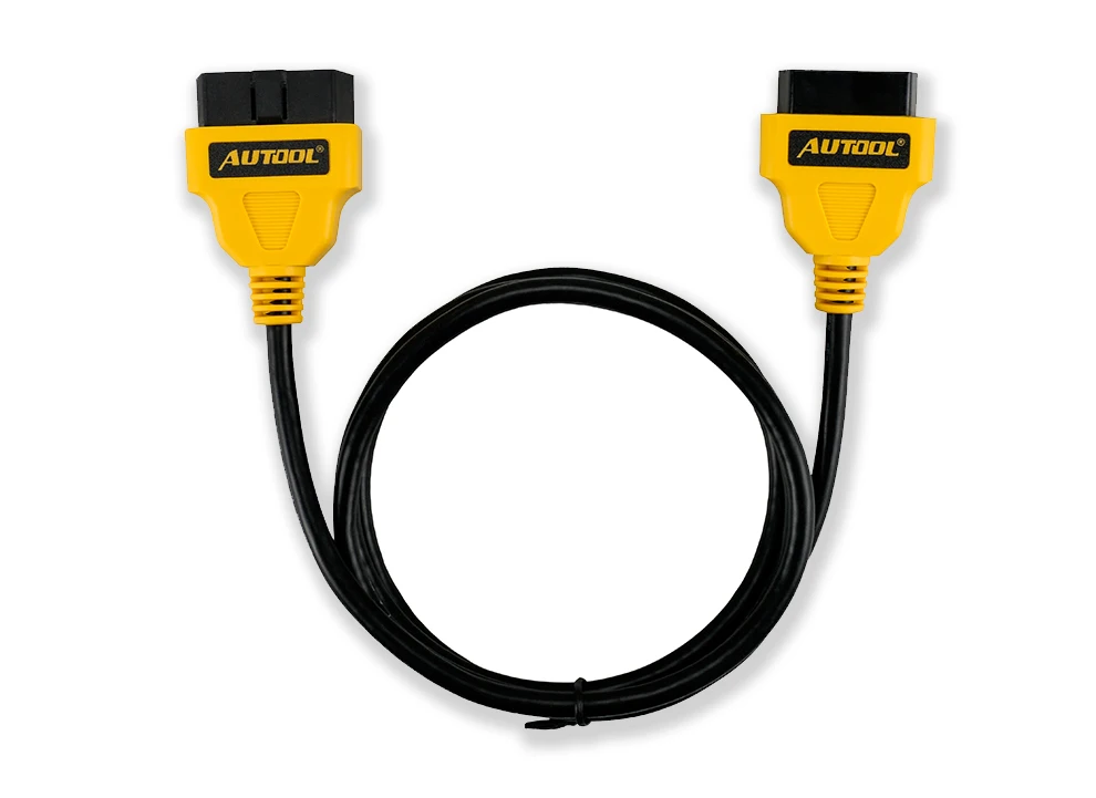 AUTOOL OBD2 16-контактный кабель-удлинитель 1,5 м автомобильный OBD Кабель-адаптер ELM327 OBD II OBD2 кабель-удлинитель