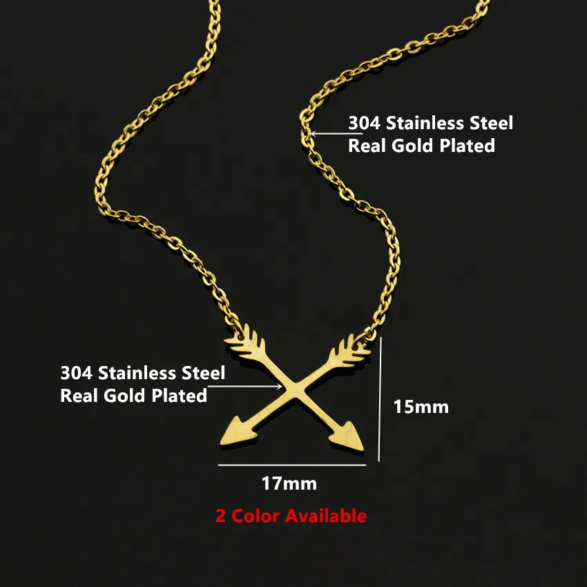 Великолепная сказка Double Cross стрелка Цепочки и ожерелья Простой Шарм лакомство