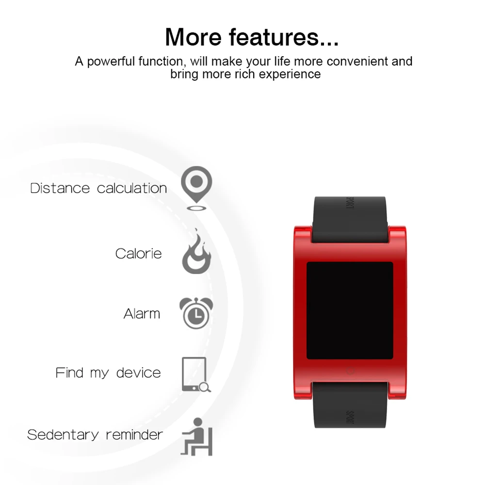 DM68 Смарт Часы Heart Rate трекер с кровью Давление монитор Фитнес Smartwatch