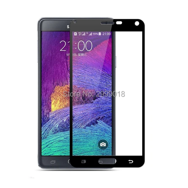 3D для Samsung Galaxy Note 4 полное покрытие Закаленное стекло Защитная пленка 9H на N910
