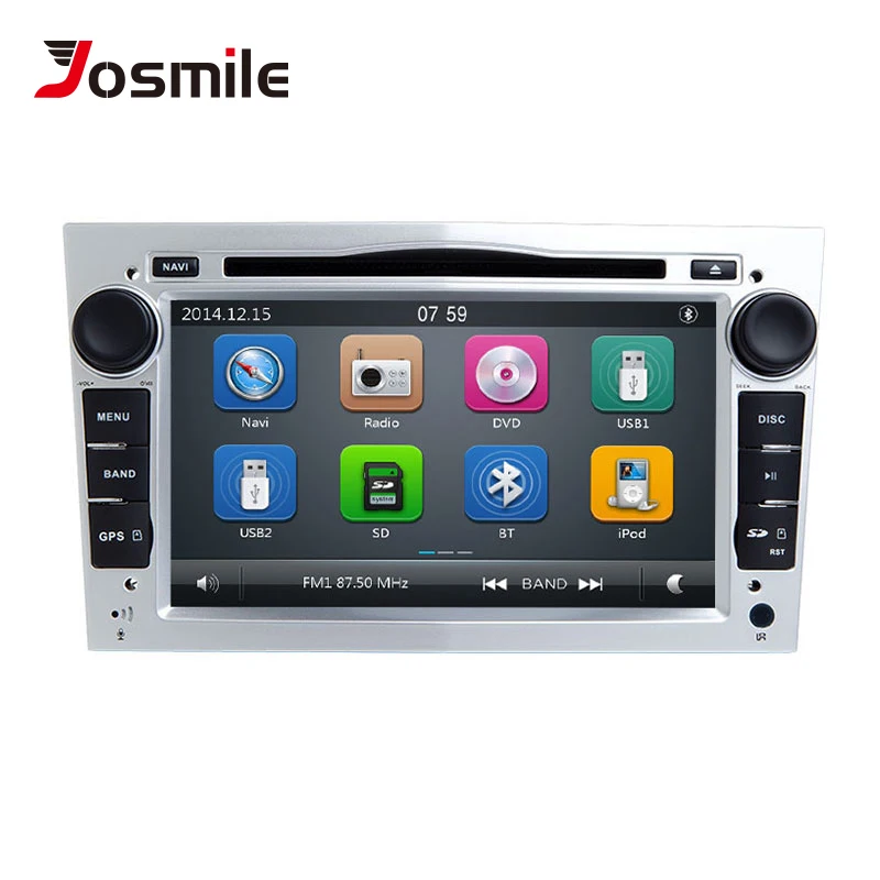 Josmile 2 Din Автомобильный Радио мультимедийный плеер для Opel Vectra C Zafira B Vivaro Astra H GJ Corsa B C D Meriva BAntara DVD НАВИГАЦИЯ