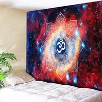 ombre galaxy space 3d psychedelic tapestry mandala wall hanging elegant kaleidoscope boho hippie tapestries nordic home decor