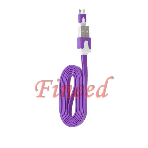 1M 3FT 3 Feet Long FLAT NOODLE MICRO USB CHARGER CABLE CORD CHARGING DATA SYNC FOR SAMSUNG GALAXY S4 S3 S2 NOTE 2 Android|s4 car|s3 standards3 phone