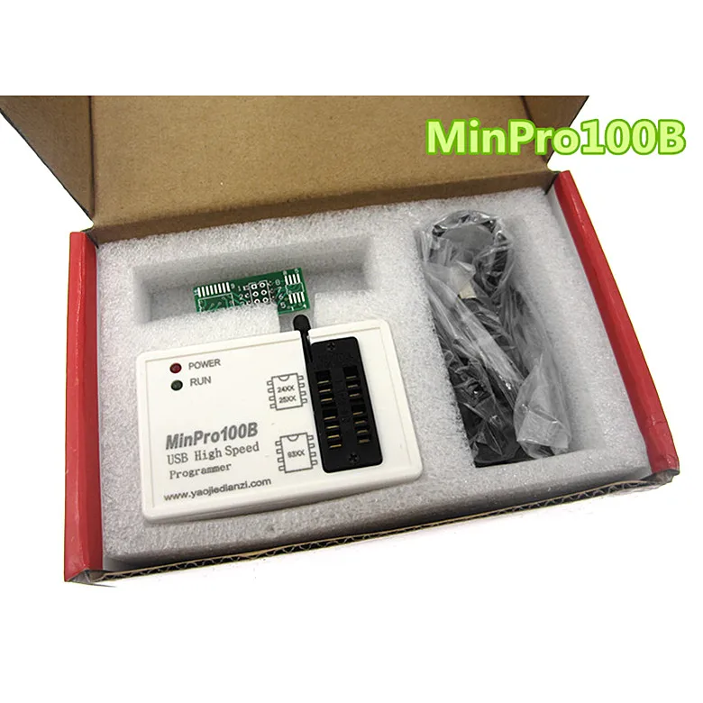 Новый программатор BIOS MinPro100E 100B флеш память SPI 24/25/95 чтение и запись USB горелка