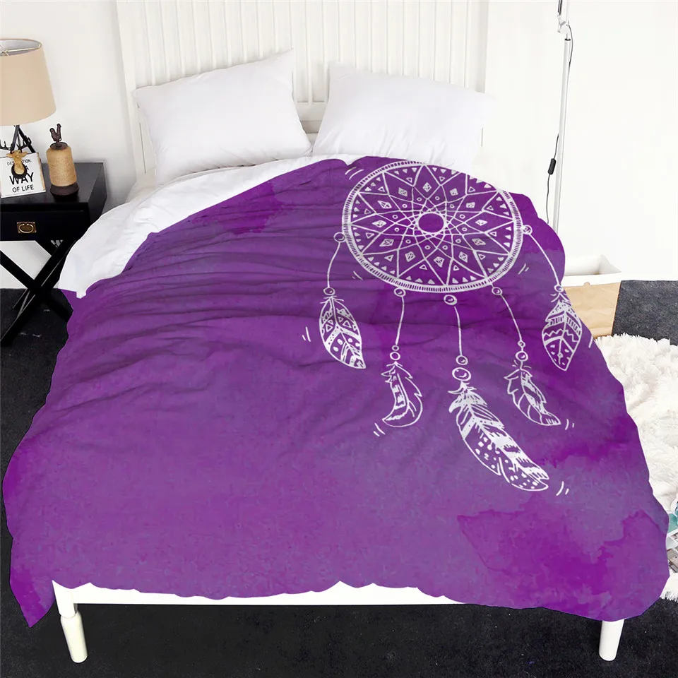 Постельные принадлежности Outlet Ловец снов пододеяльник розовый синий фиолетовый