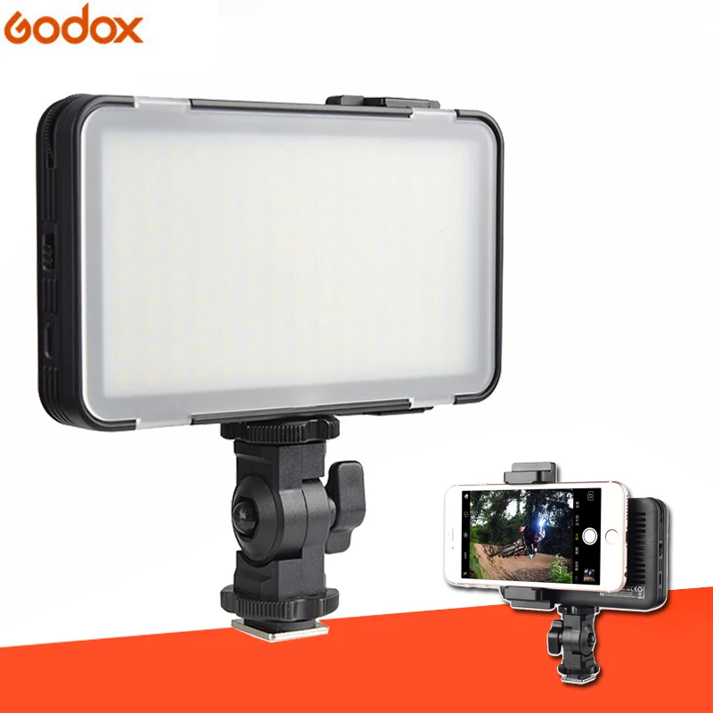 Godox светодиодный M150 5600K мобильный телефон видеосветильник яркая панель со