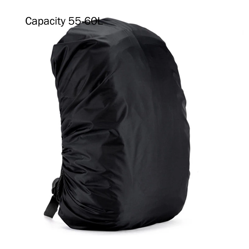 55-60L Black 35Л 45л 70Л водонепроницаемый пылезащитный дождевик портативный рюкзак дождевики путешествия Кемпинг рюкзак сумка непромокаемые Rusksack Чехлы XA116D - Цвет: 55-60L Black