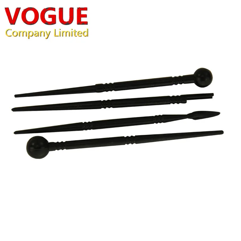 4 шт. торт резные ручки цветок Моделирование Инструменты Форма stick текстура