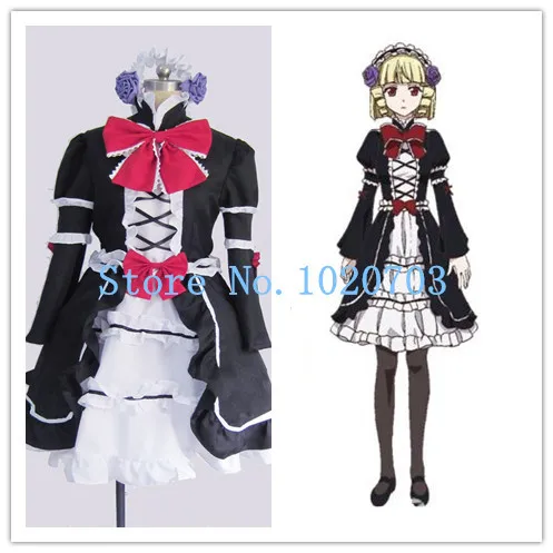 Маскарадный костюм горничной гокукоку из бронхилдра в темноте |