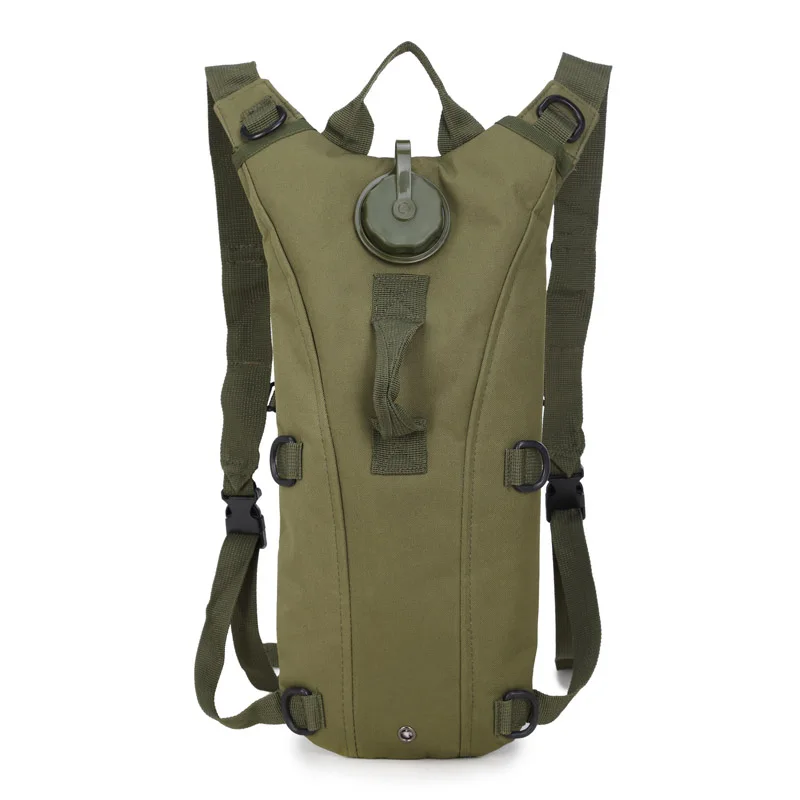 Army green 3L водонепроницаемый рюкзак для активного отдыха Тактический гидратационный рюкзак для кемпинга нейлоновый велосипедный мешок для водного пузыря 7 цветов - Цвет: Army green