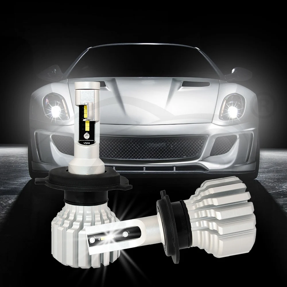 2X V5S, H1, H4, H7, H8, H15, HB3, HB4, 9004 шт., X, 26 Вт, фара противотуманная, автомобильная, светодиодная, 50 Вт, 6000 лм, лампа дальнего ближнего света, автомобильная, мобильная лампа, К, DC 12 В