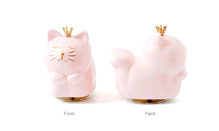 Креативные керамические милые кошачьи дешевые музыкальные блоки ретро механизм