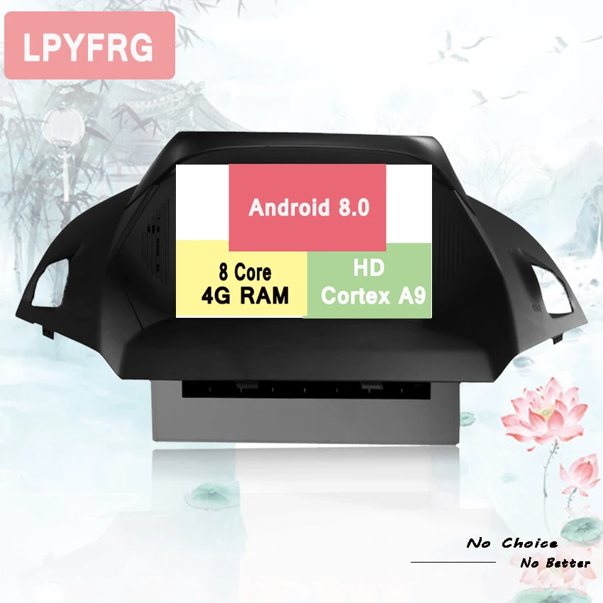 Автомобильный DVD-плеер Octa Core android 10 0 GPS Glonass навигация Мультимедиа для Ford Kuga C Max 2013 +