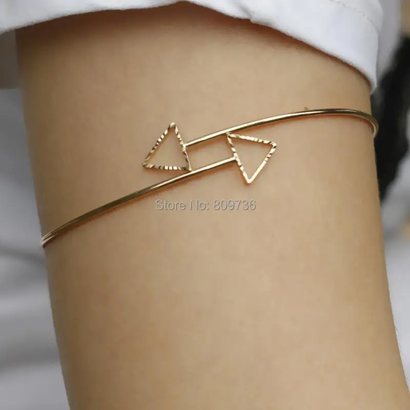 Новинка брендовые треугольные нарукавники с отверстиями на руку браслет