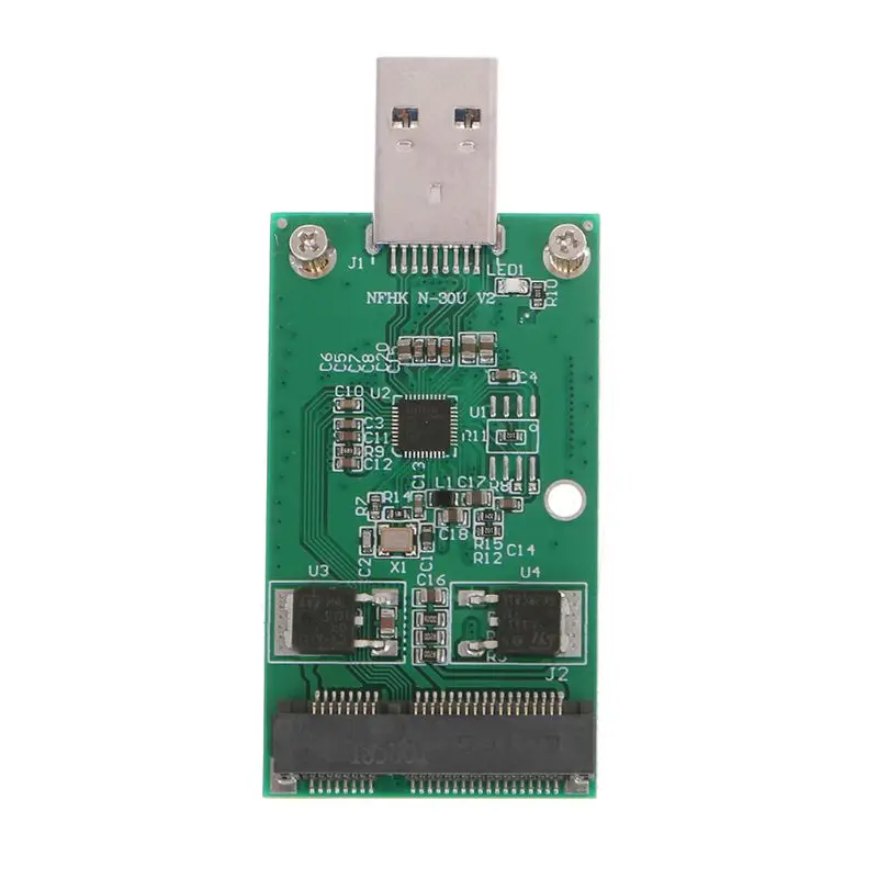 Планшет Новый USB 3 0 к Mini PCIE mSATA SSD не нужен кабель sata usb|Компьютерные кабели и
