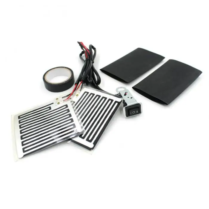 12V Универсальный мотоцикл руль теплый с подогревом ручка комплект колодки VS998