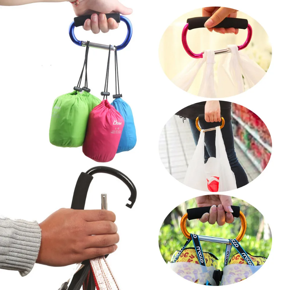 Трендовая детская коляска сумка для подгузников вешалка зажим багги карабин