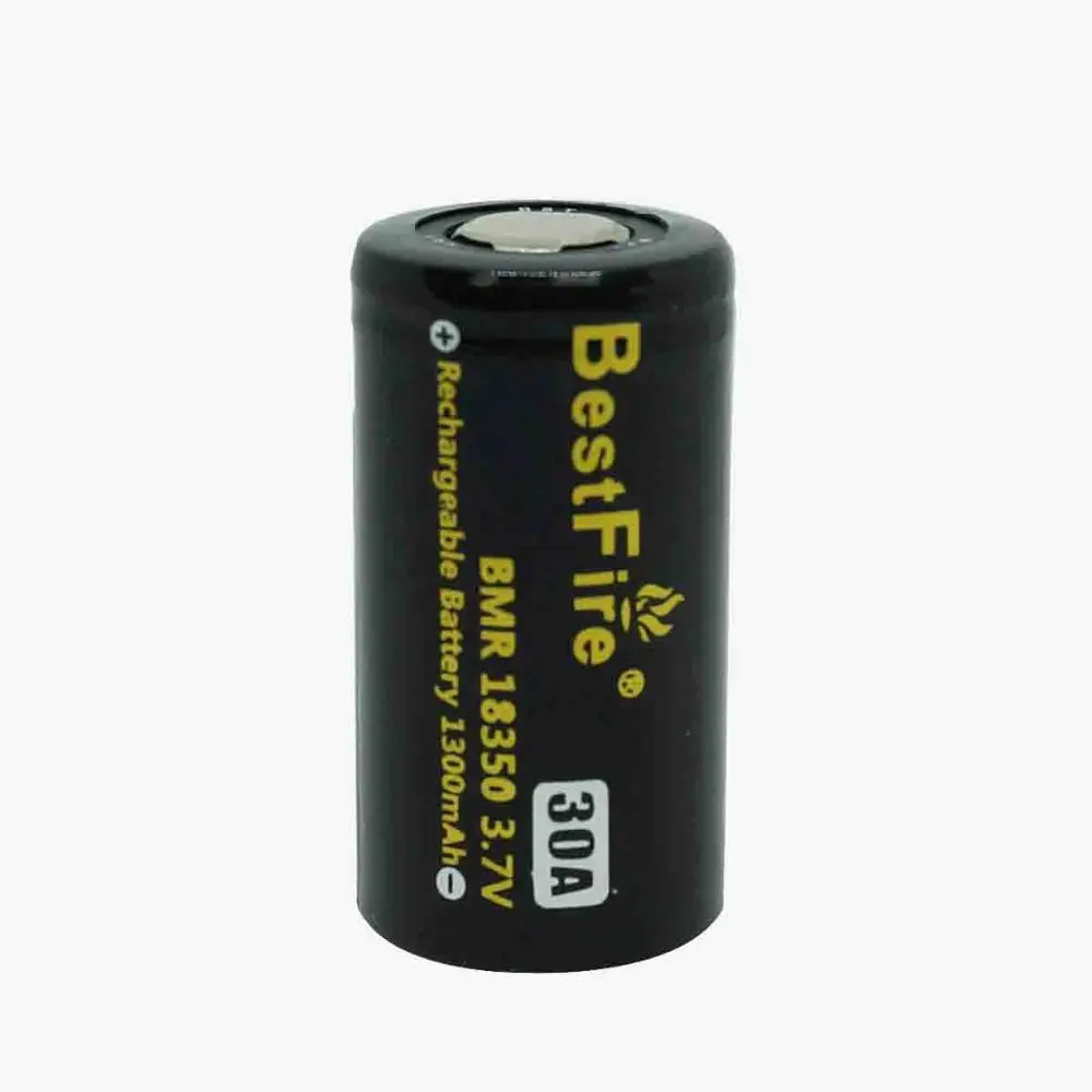 2 шт. Bestfire 18350 батарея 1300 мАч 30A 3 7 V литий ионная аккумуляторная для Kamry K1000 Pipe