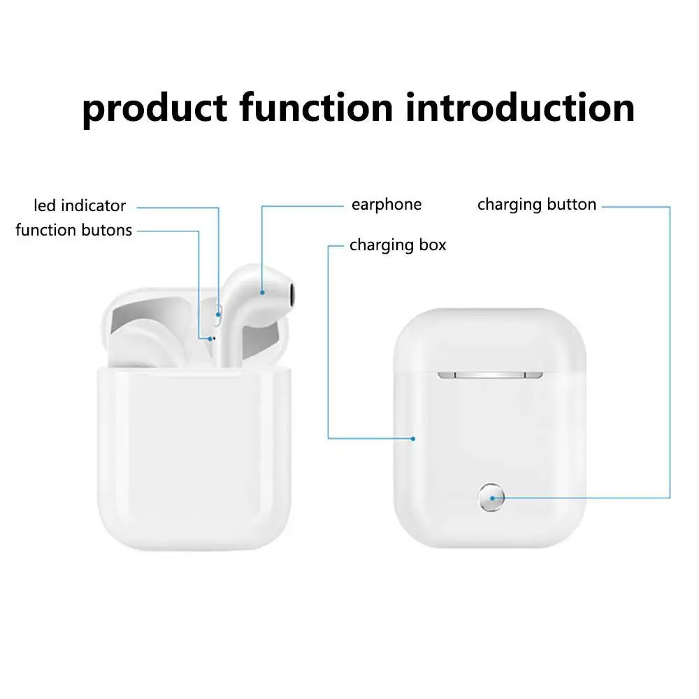 Лидер продаж I10 MAX Беспроводные Bluetooth 5 0 Air Ear наушники гарнитура с зарядным